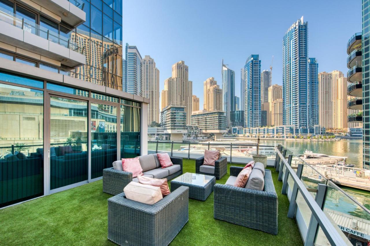 Maison Privee - Big, Bright, Luxury Marina Views Apt Next To Beach Dubái Exterior foto