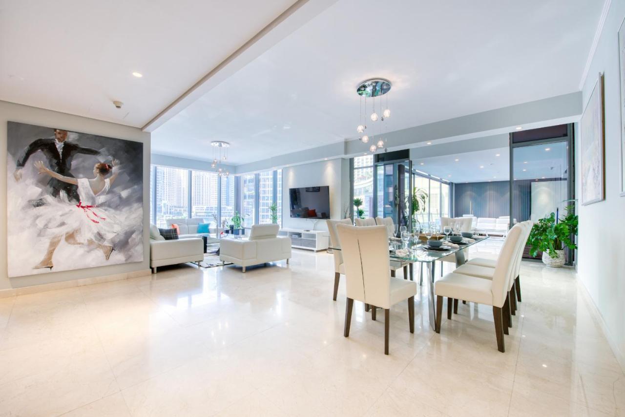 Maison Privee - Big, Bright, Luxury Marina Views Apt Next To Beach Dubái Exterior foto
