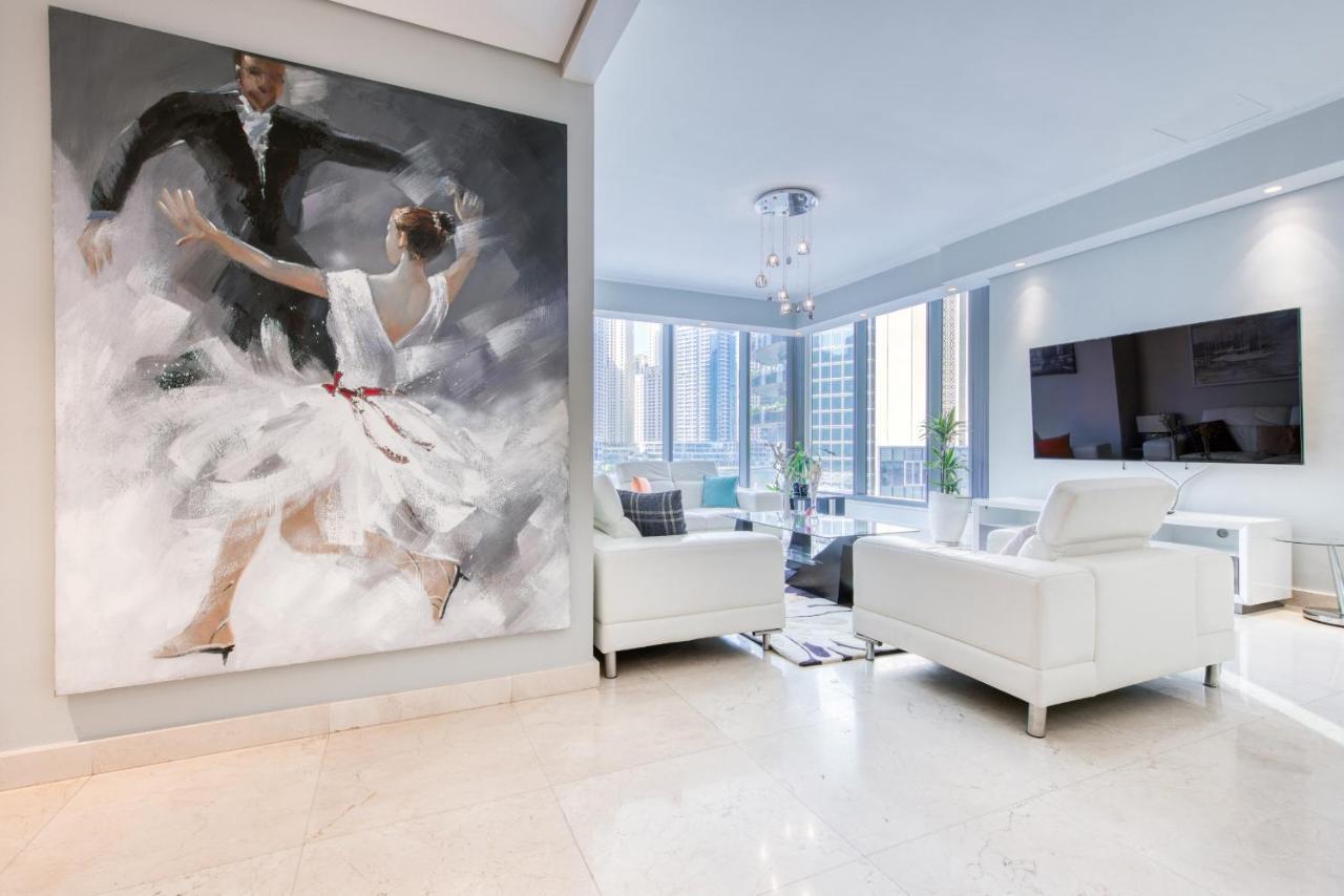 Maison Privee - Big, Bright, Luxury Marina Views Apt Next To Beach Dubái Exterior foto