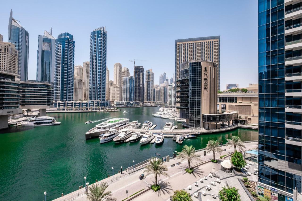 Maison Privee - Big, Bright, Luxury Marina Views Apt Next To Beach Dubái Exterior foto