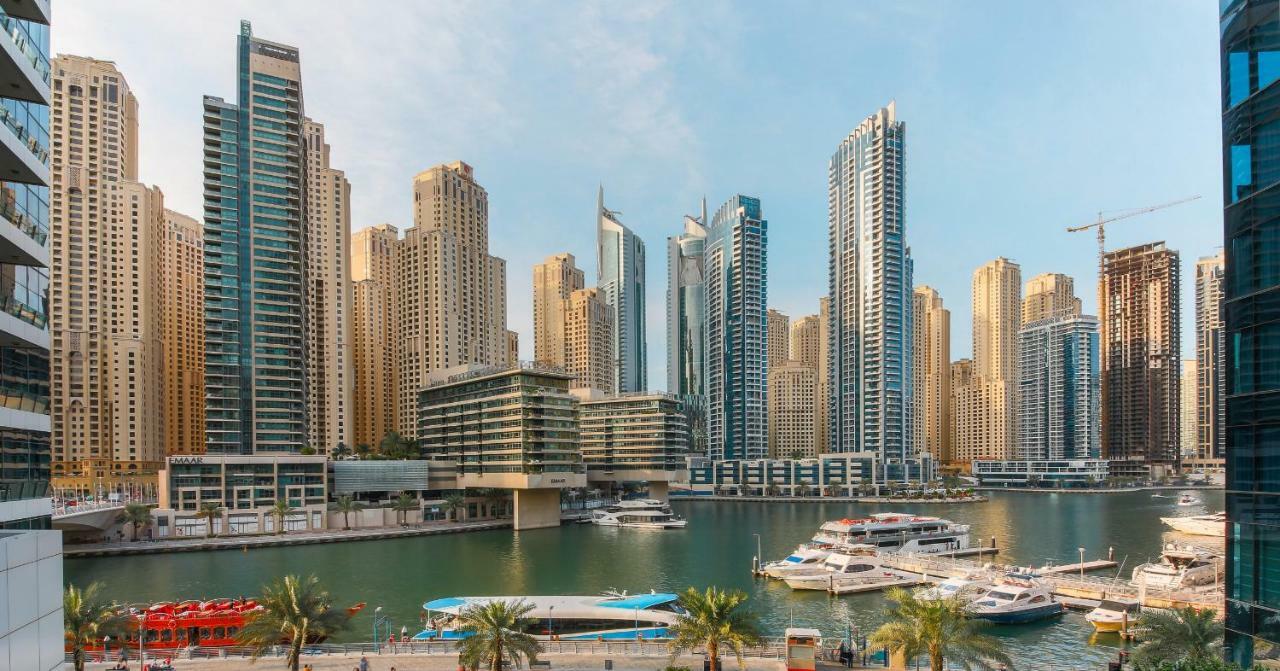 Maison Privee - Big, Bright, Luxury Marina Views Apt Next To Beach Dubái Exterior foto